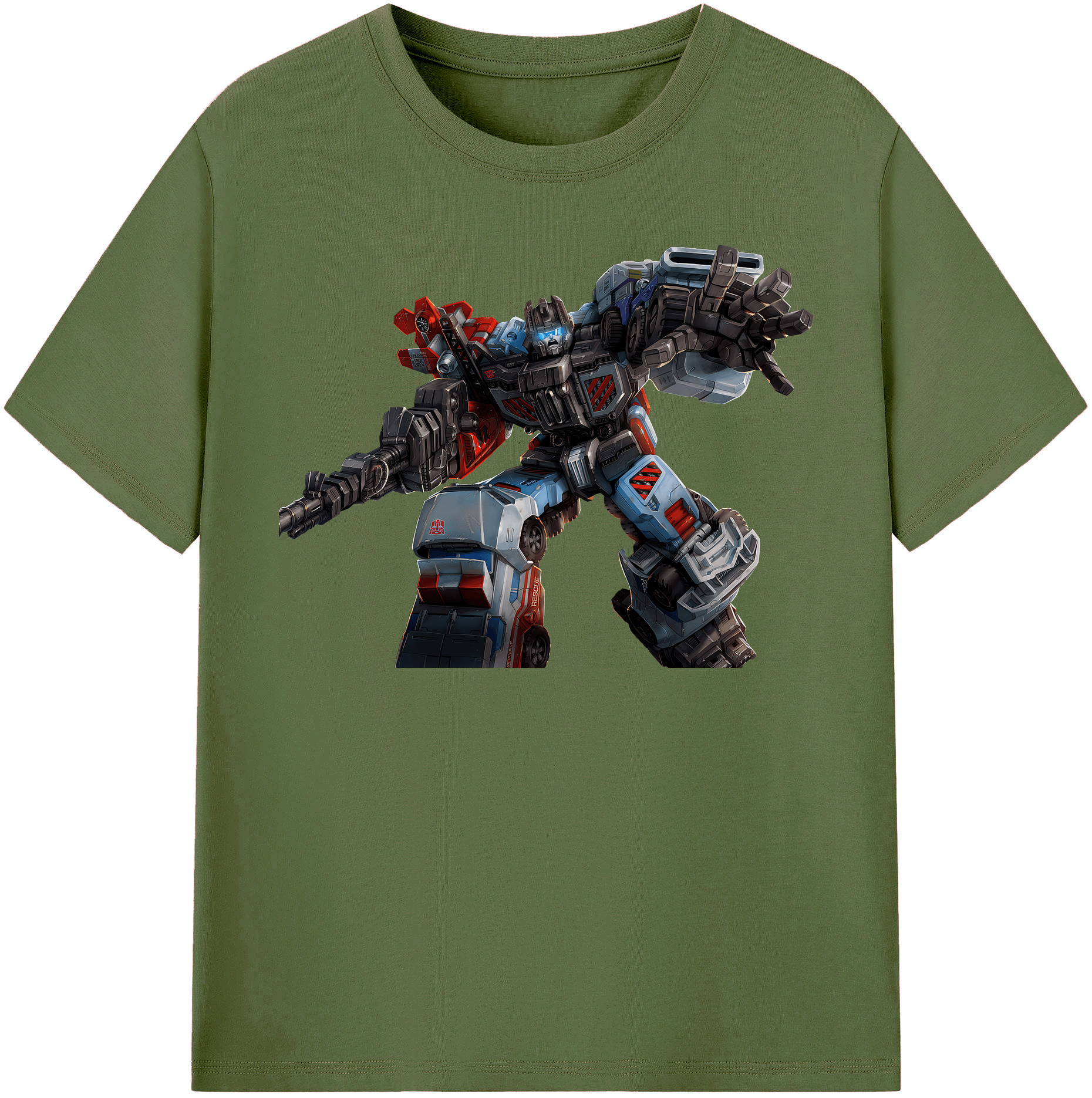 （画像用） Transformers トランスフォーマー 綿100％半袖Tシャツ（フロントプリント）